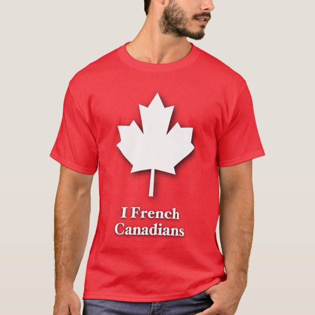 Camiseta I canadienses franceses (Anverso)