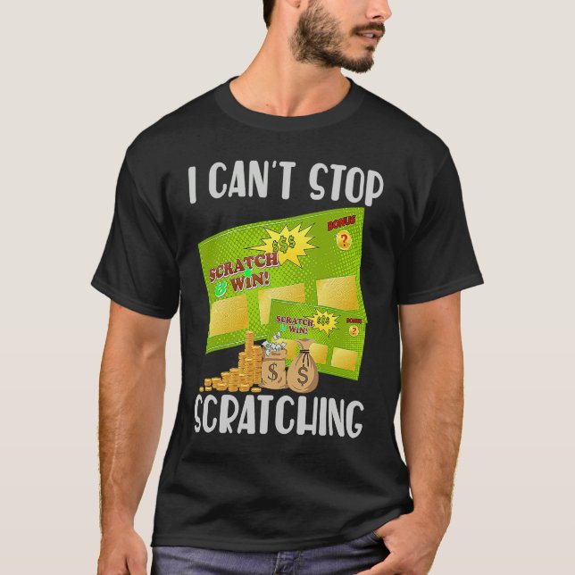 Camiseta I Can't Stop Scratching Men Women  Bingo  5 (Anverso)