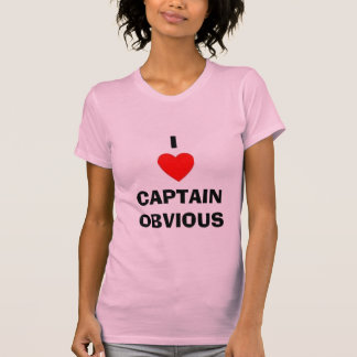 CAMISETA I CAPITÁN OBVIOUS DEL CORAZÓN