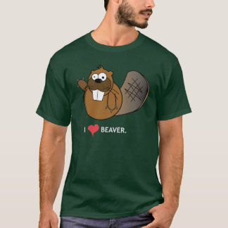 CAMISETA I CASTOR DEL CORAZÓN