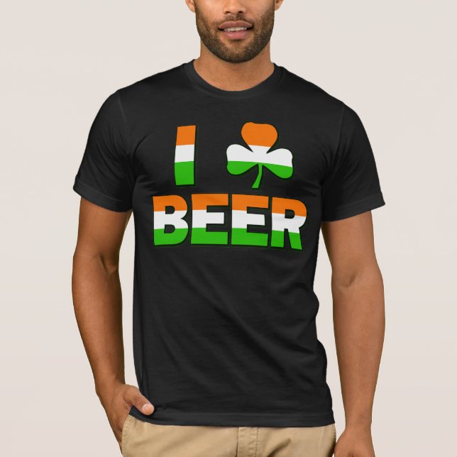 Camiseta I cerveza del trébol (Anverso)