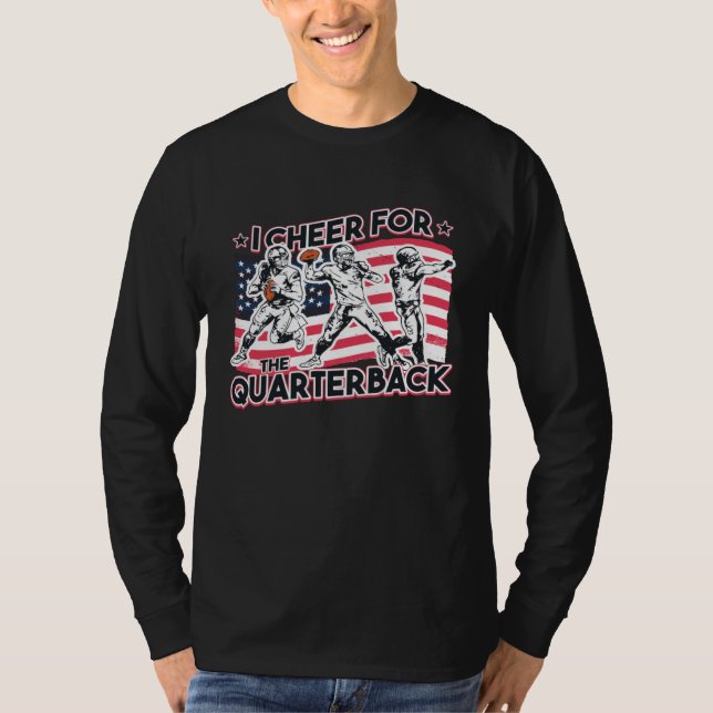Camiseta I Cheer for the Quarterback (Anverso)