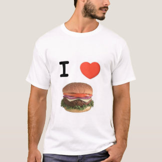 CAMISETA I CHEESEBURGERS DEL CORAZÓN
