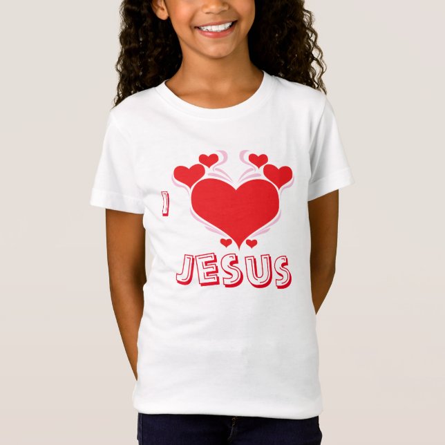 Camiseta I chicas de Jesús del corazón (Anverso)