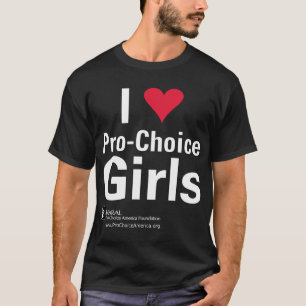 Camiseta I chicas proabortistas del corazón