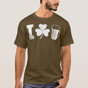 Camiseta I Clover Beer Love St Patricks Day Irish Bebe