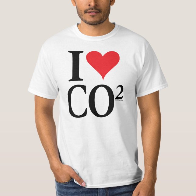 Camiseta I CO2 del corazón (Anverso)