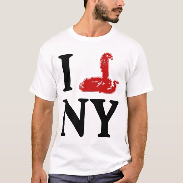 Camiseta I cobra Nueva York del egipcio (Anverso)