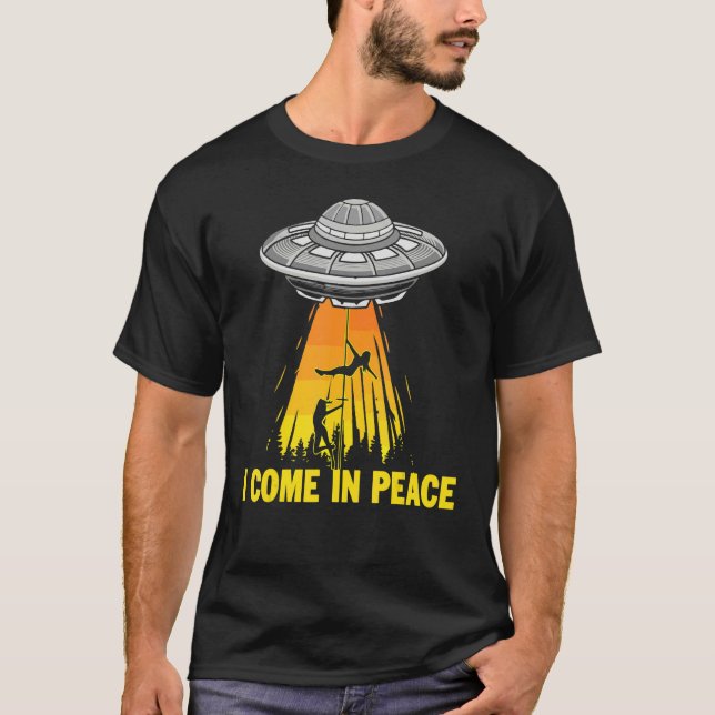 Camiseta I Come In Peace  I'm Peace Apparels  Couple's Matc (Anverso)