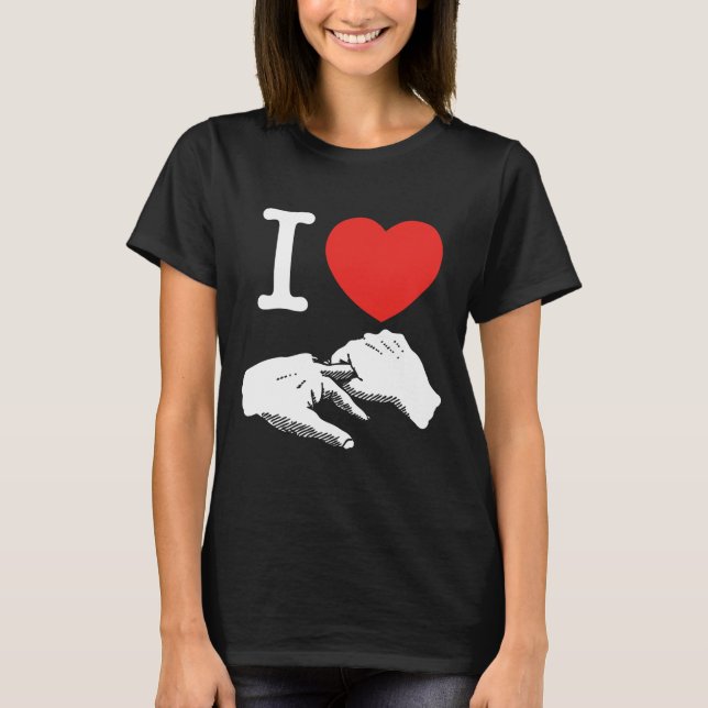 Camiseta I corazón (amor) anal (Anverso)