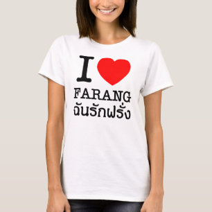 Camiseta I corazón (amor) Farang