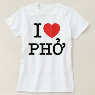 Camiseta I corazón (amor) Pho