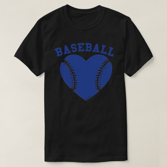 CAMISETA I CORAZÓN BÉISBOL (Diseño del anverso)