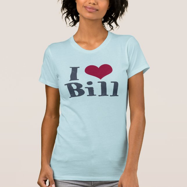 Camiseta I corazón Bill (Anverso)