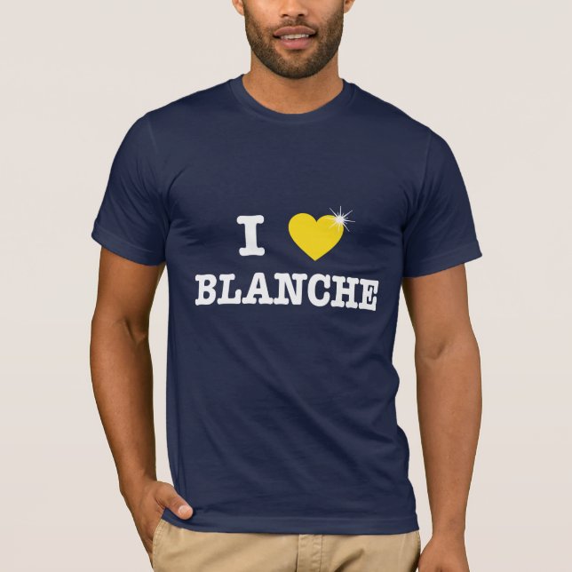 Camiseta I corazón Blanche (Anverso)
