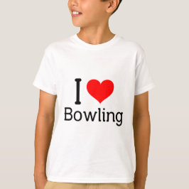 Camiseta I (corazón) Bowling