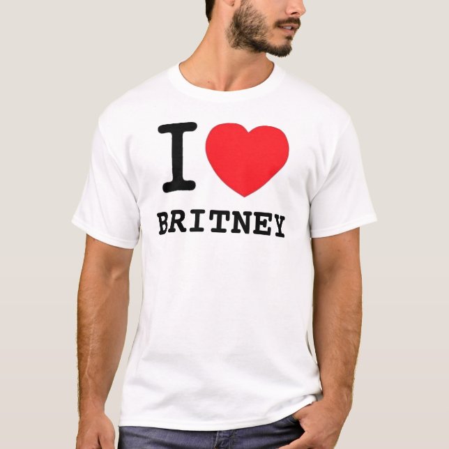 Camiseta I (corazón) Britney (Anverso)