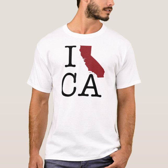 Camiseta I corazón California (Anverso)