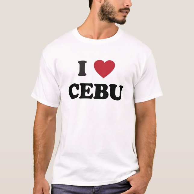 Camiseta I corazón Cebú Filipinas (Anverso)