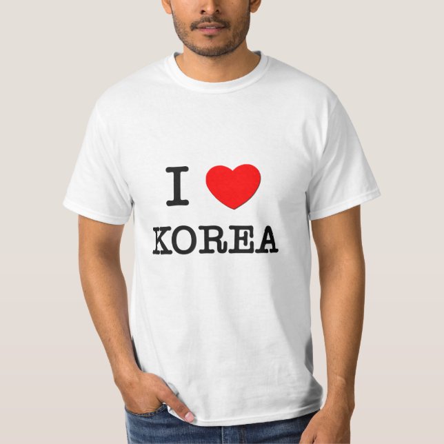 CAMISETA I CORAZÓN COREA (Anverso)