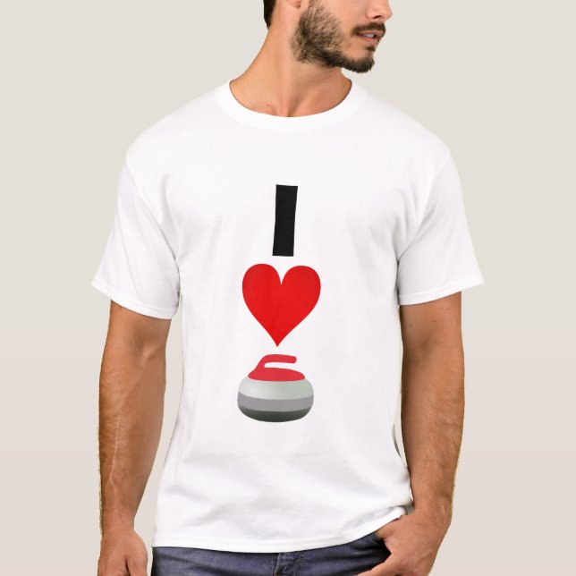 Camiseta I [Corazón] [Curling] (Anverso)
