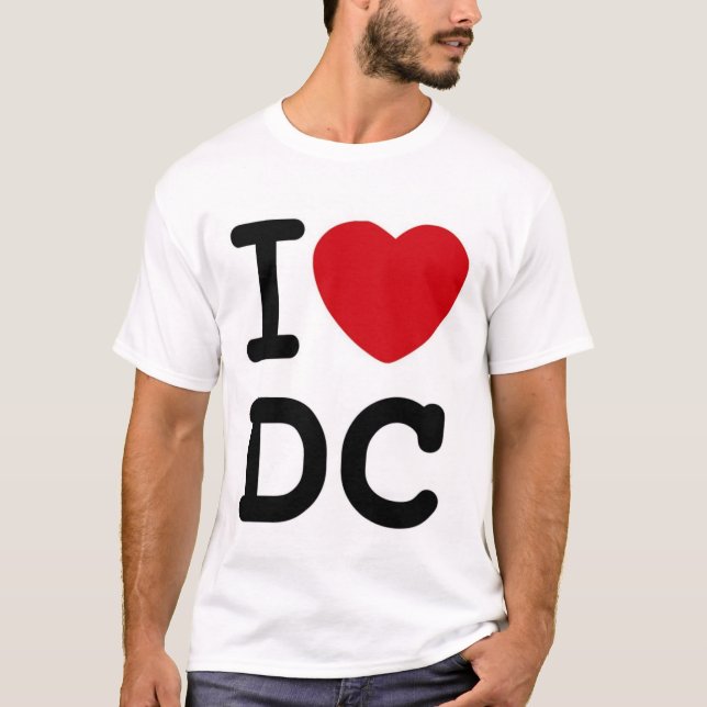 Camiseta I (corazón) DC (Anverso)