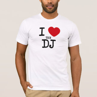 Camiseta I corazón DJ