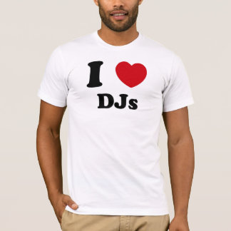 Camiseta I corazón Djs