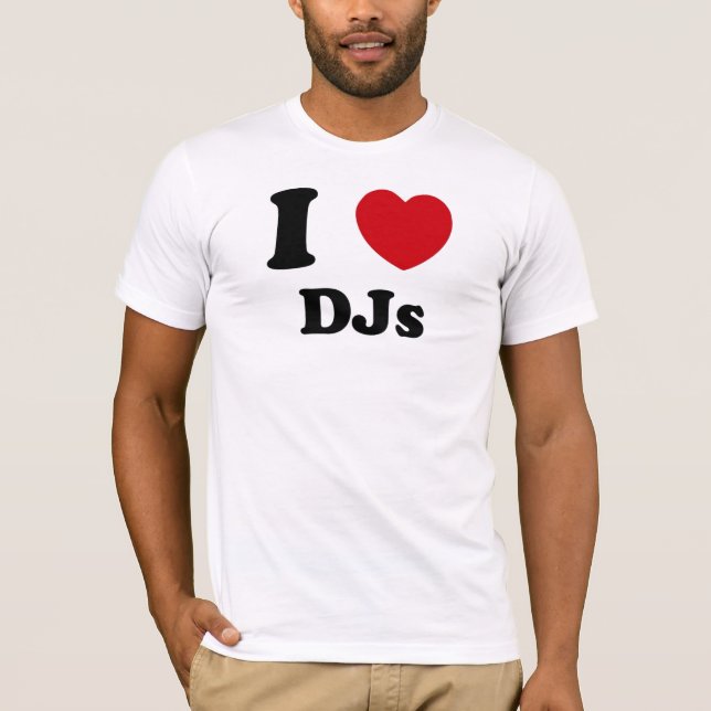 Camiseta I corazón Djs (Anverso)