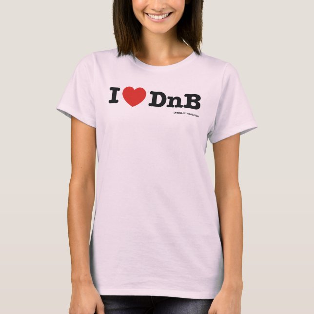 Camiseta I corazón DnB (Anverso)