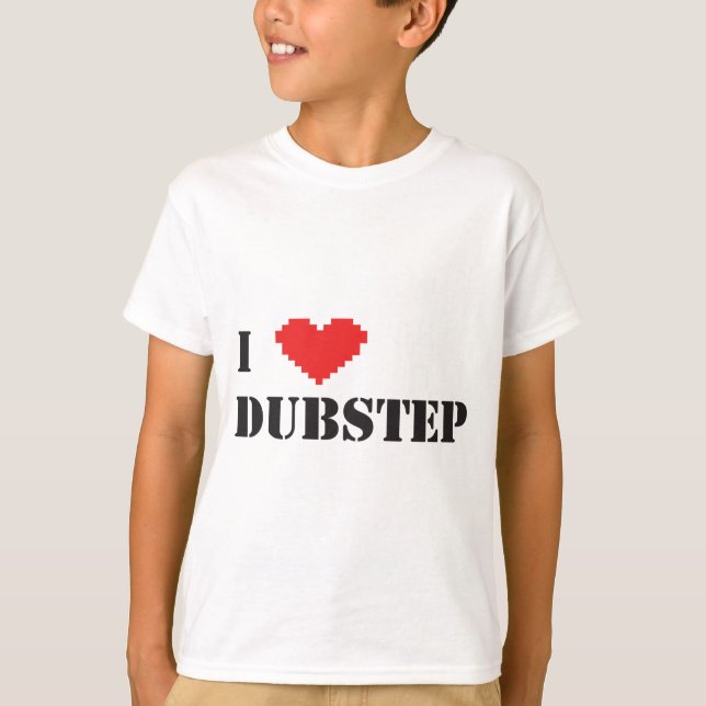 Camiseta i corazón Dubstep (Anverso)