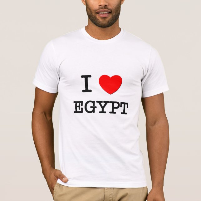 CAMISETA I CORAZÓN EGIPTO (Anverso)