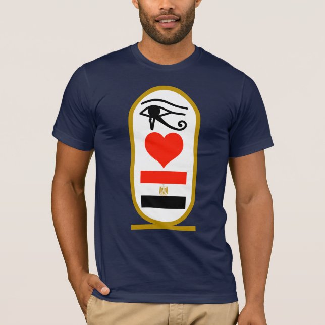 Camiseta I corazón Egipto (Anverso)