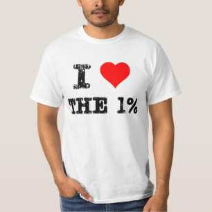 Camiseta I corazón el 1%