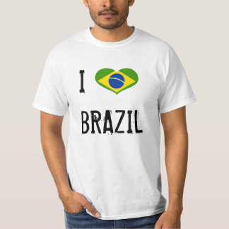 Camiseta I corazón el Brasil