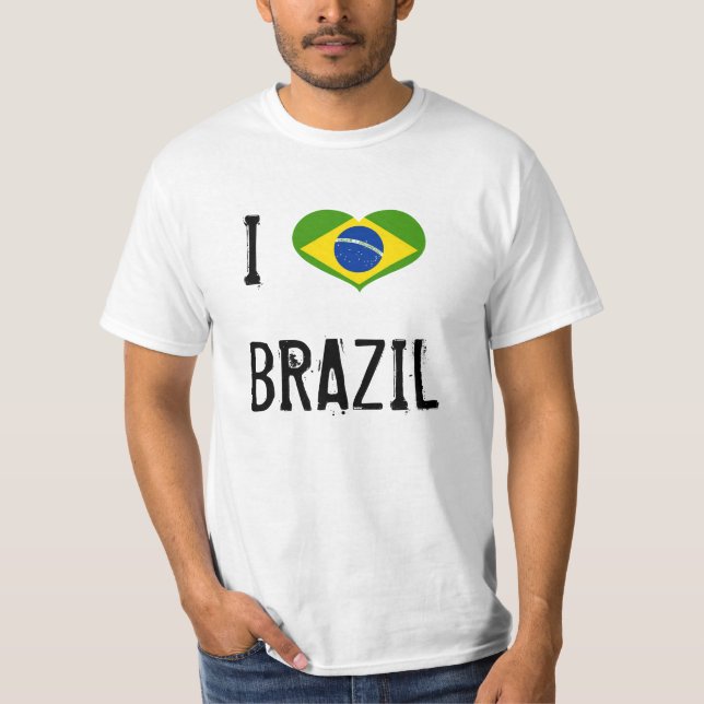 Camiseta I corazón el Brasil (Anverso)