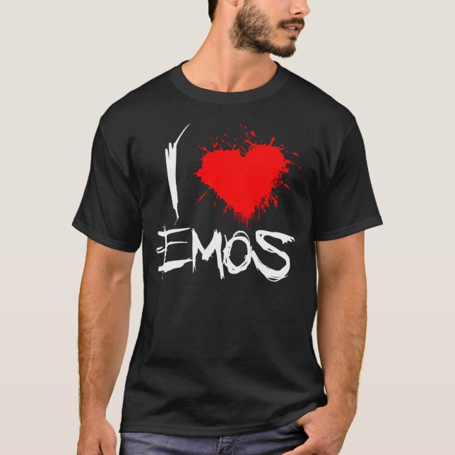 Camiseta I corazón Emos (Anverso)