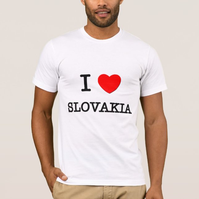 CAMISETA I CORAZÓN ESLOVAQUIA (Anverso)