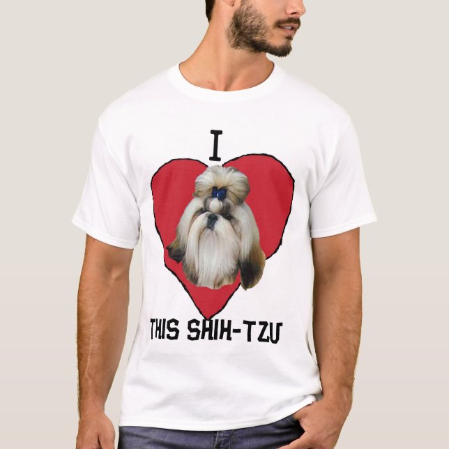 CAMISETA I CORAZÓN ESTE SHIH-TZU (Anverso)