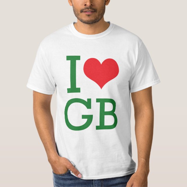 Camiseta i corazón GB (Anverso)