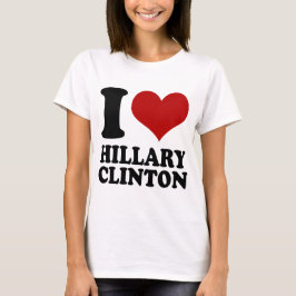 Camiseta I corazón Hillary Clinton