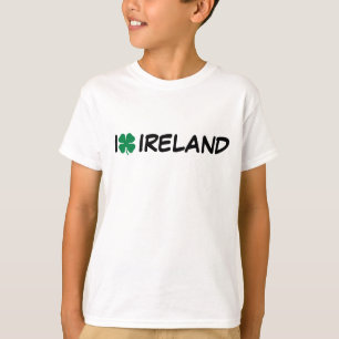 Camiseta I [corazón] Irlanda - trébol