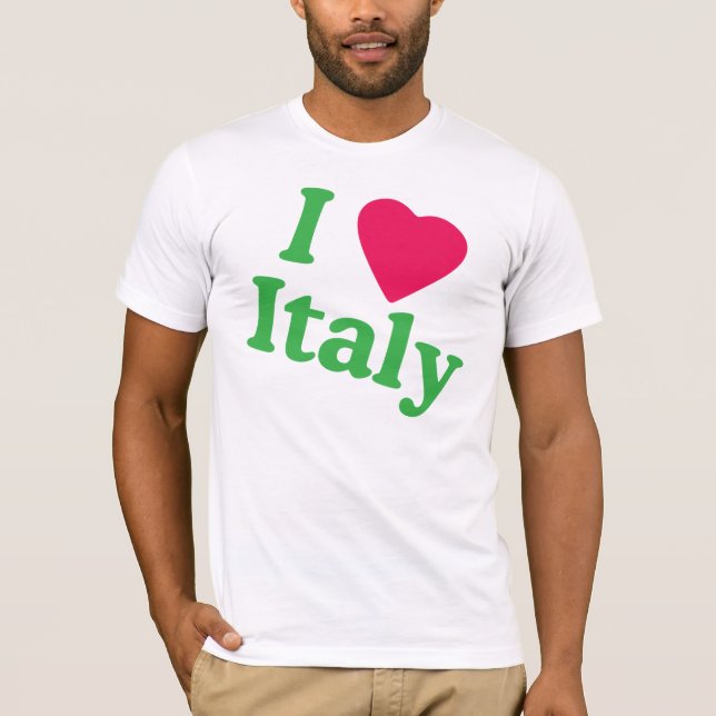 Camiseta i corazón Italia (Anverso)
