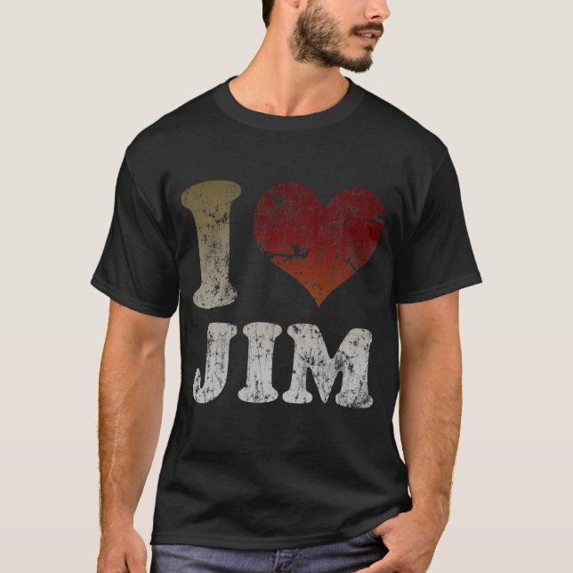 Camiseta I corazón Jim (Anverso)