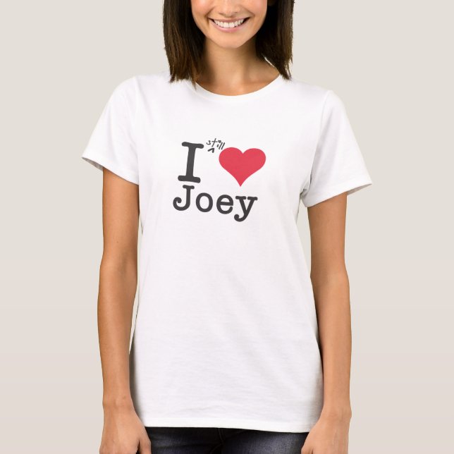 Camiseta I corazón Joey (Anverso)