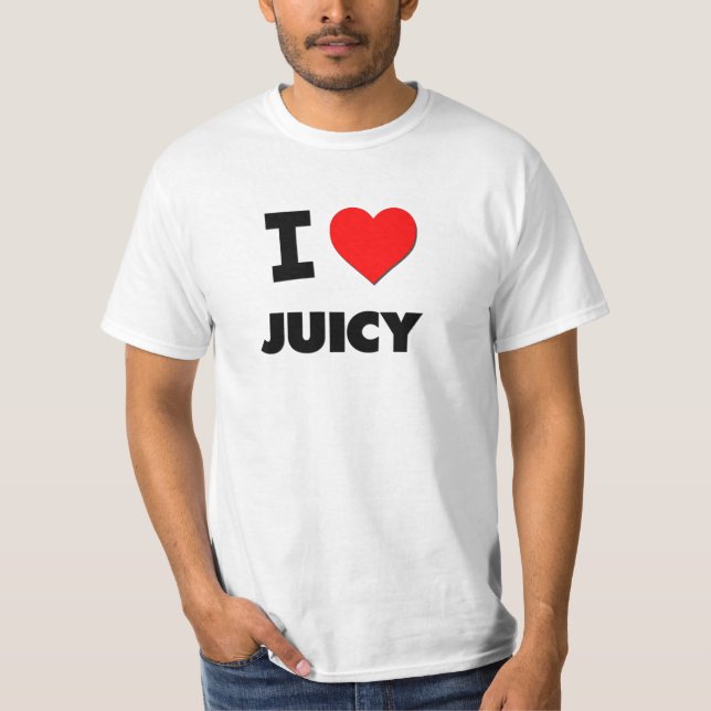 Camiseta I corazón jugoso (Anverso)