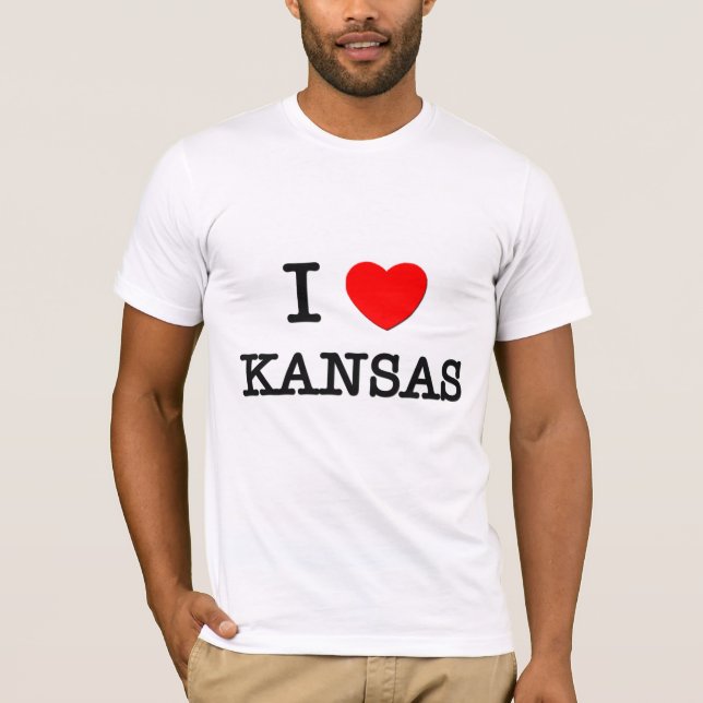 CAMISETA I CORAZÓN KANSAS (Anverso)