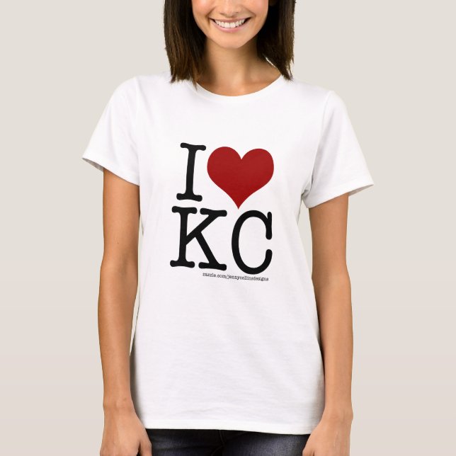 CAMISETA I CORAZÓN KC (Anverso)