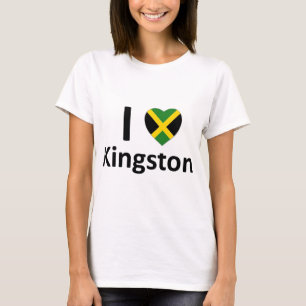 Camiseta I corazón Kingston (Jamaica)