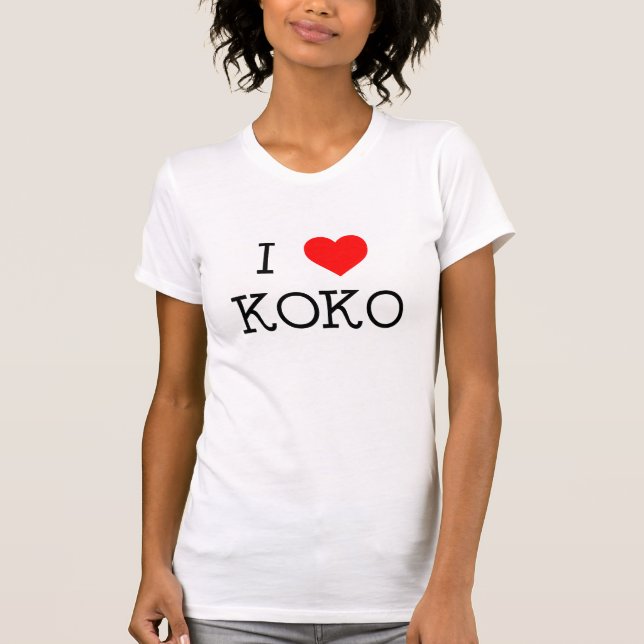 Camiseta I corazón KOKO (Anverso)